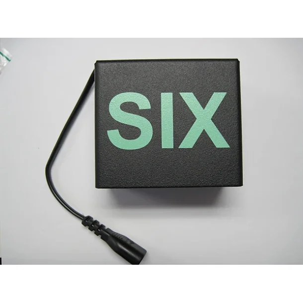 (BRUGT) Burkey Six Flatliner Strmforsyning til Guitarpedaler